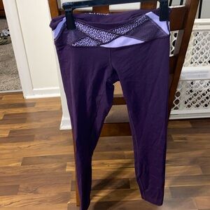 Purple women leggings size 8